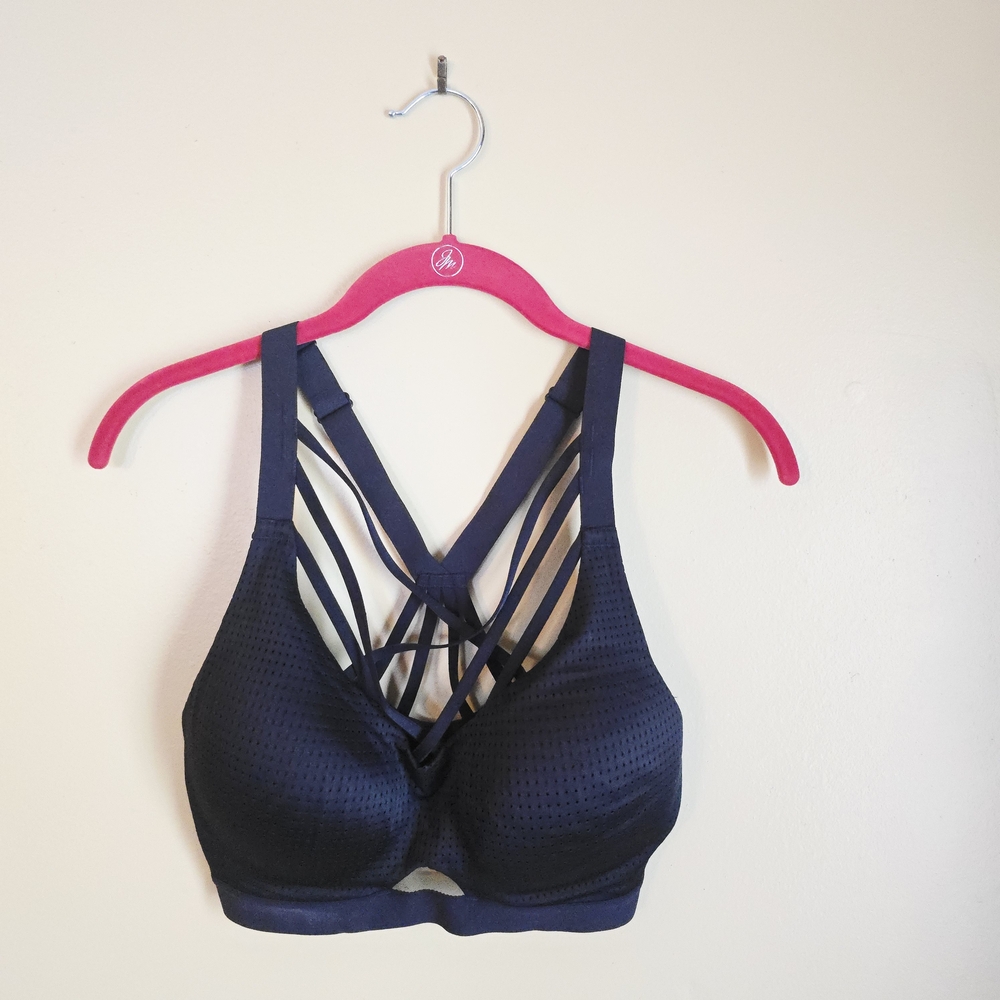 Women's Strappy Black Bra